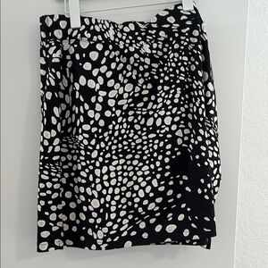 Callaway Golf Skort Black & White Dots Size XL